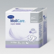 MOLICARE Premium soft super воздухопроницаемые подгузники XL(140-175) 14шт