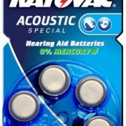 Батарейки Rayovac Hearing Aid 675 для слухового аппарата Аурика 6 шт