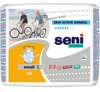 ПОДГУЗНИКИ ТРУСЫ для взрослых SENI ACTIVE Normal Small по 10 шт.