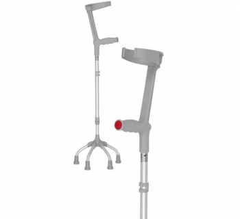 Костыль под локоть четырёхопорный с откидной опорой 16/MR.KL.05