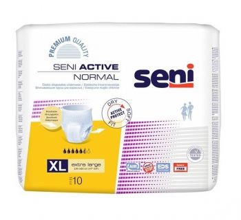  ПОДГУЗНИКИ ТРУСЫ для взрослых SENI ACTIVE Normal Extra Large по 10 шт.